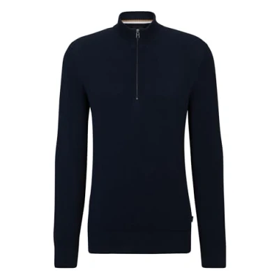 Image of BOSS Ebrandop Jumper, Men&#039;s, Size: Large, Dark blue