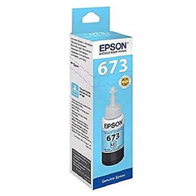 Image of Epson EcoTank T6735 Light Cyan Ink Bottle 70 ml