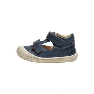 Image of Naturino Puffy Leather Shoes Blue 20