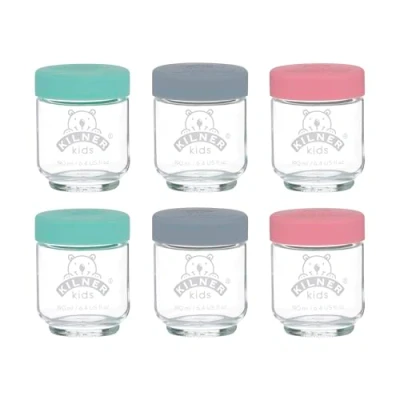 Image of Kilner Set of 6 Kids Jars 190ml