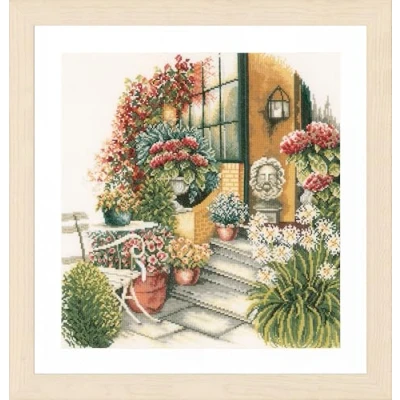 Image of Lanarte Cross Stitch Kit, Multicoloured, 40x40cm