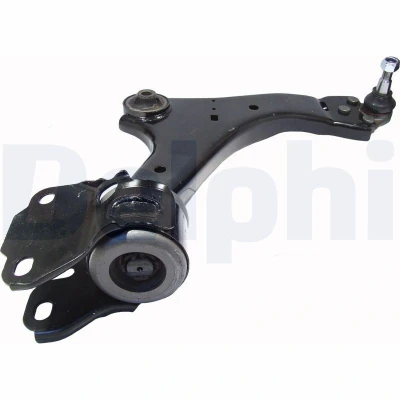 Image of 31200775, 31212781, 31277344, 31317662 Suspension Arm DELPHI TC2159 with ball joint Trailing Sheet Steel FORD: MONDEO 4 Turnier, S Max Mk1