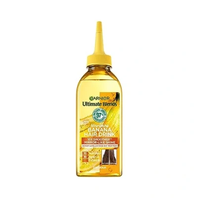 Image of Garnier Instant Lamellar Water, Rinse Out, Liquid Conditioner, For Dry Hair, Ultimate Blends Nourishing Banana, Hair Drink, 200ml