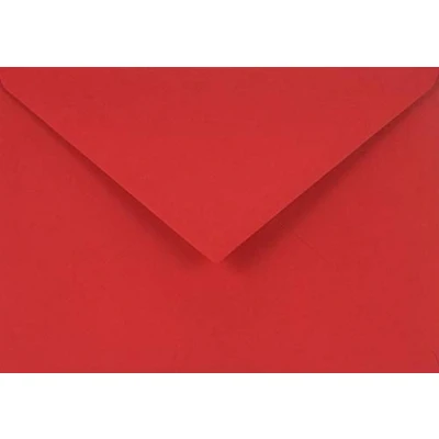 Image of Netuno 100 red Coloured envelopes DIN C6 114x162mm 4.49x6.39 inches 115gsm Sirio Color Lampone Pointed gummed Flap no Window for Wedding Invitations Birthday Greeting Cards Flyers Christmas vouchers