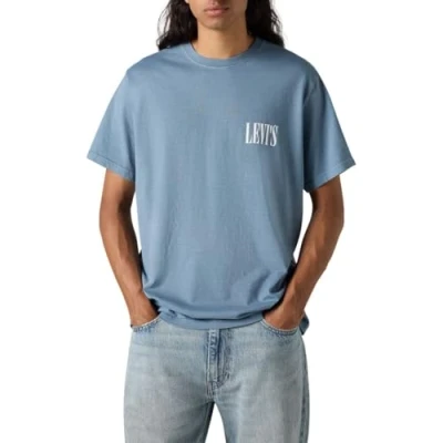 Image of Levi&#039;s Men&#039;s Ss Relaxed Fit Tee T Shirt, SSNL Serif Logo STEA, XL