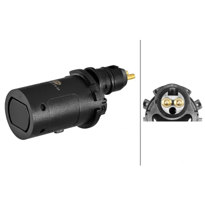 Image of 66218352137 Parking Sensors HELLA 6PX 358 270 591 Rear Ultrasonic Sensor BMW: 7