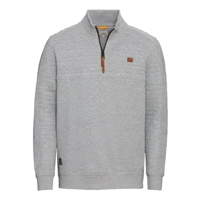 Image of camel active Men&#039;s 409480 3w20 Sweater, Stone Gray, XL