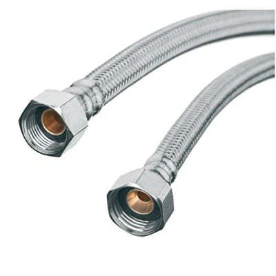 Image of Flexi Flexible Kitchen Basin MonoBloc Tap Connector Hose Pipe 1/2&quot; x 50cm Length