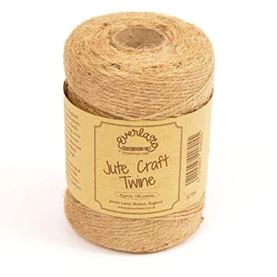 Image of EVERLASTO NATURAL COLOURED JUTE CRAFT TWINE 100M SPOOLS (NATURAL)