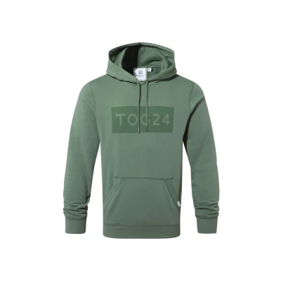 Image of TOG24 Barron Mens Hoody with Printed Graphic, Kangaroo Pocket, Supersoft Sustainable Cotton Rich