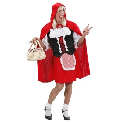 Image of Widmann 7355R Adult Red Riding Hood Costume for Men ? Size XL