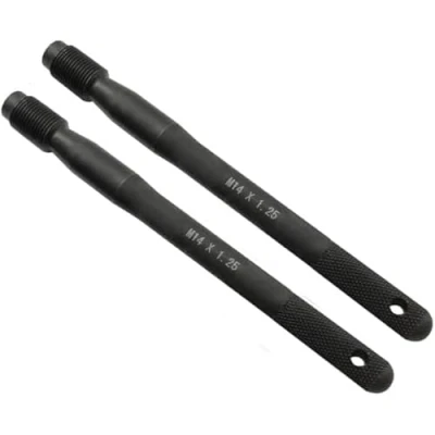 Image of ZKTOOL 2PCS Automotive Wheel Alignment Bolt, M14*P1.25 SST, Guide Pin, Positioning Mounting Tool, Hanger Locating Fixing Pin