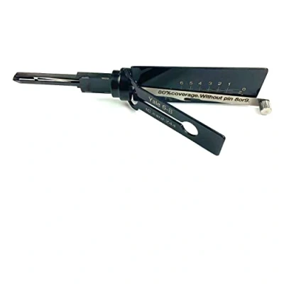 Image of TPM Go Locksmith Lock Picking Tool for Yale Locks,Pick and Decoder 2 in 1 UK Door LockPick Kit (Yale 6B)
