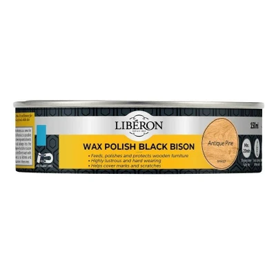 Image of Liberon Black Bison Wax Paste Antique Pine 150ml