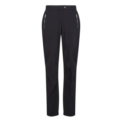 Image of Regatta Womens Mountain Iii Walking Trousers Pants, Black, 12 EU