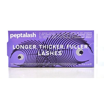 Image of Indeed Labs Peptalash Serum Eye Lash Thickener Grower Enhancer Visible Difference in 2 Weeks 5ml