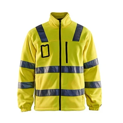Image of Blakläder 4853256033005XL High Vis Fleece Jacket, Yellow, 5Xl