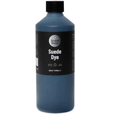 Image of Scratch Doctor Suede Dye Repair Paint for &amp; Nubuck Boots, Shoes, Bags, Sofas (Royal Blue, 500ml)