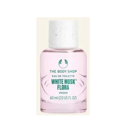 Image of Body Shop White Musk FLORA 60ml Eau de Toilette Vegan