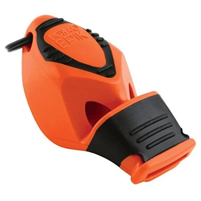 Image of Fox 40 Epik CMG Safety Whistle C/W Wrist Lanyard Orange