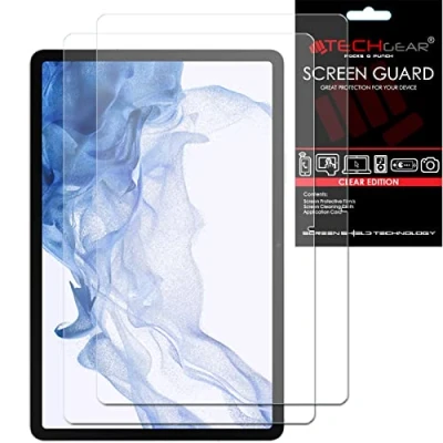 Image of TECHGEAR 2 Pack Galaxy Tab S9 11&quot; Screen Protectors (SM X710 / SM X716), Ultra CLEAR Protector Guard Cover Designed for Samsung 2023