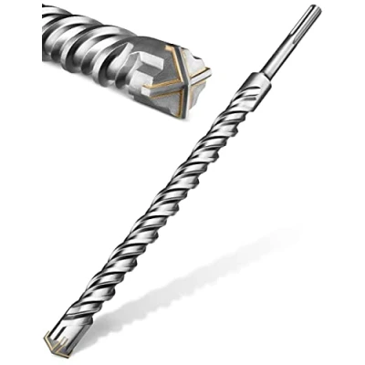 Image of KSP Tec TEC® SDS Max Drill / Plus Bit Set Hammer for Concrete with 4 Cutting Edges Long Masonry 20 x 600 mm