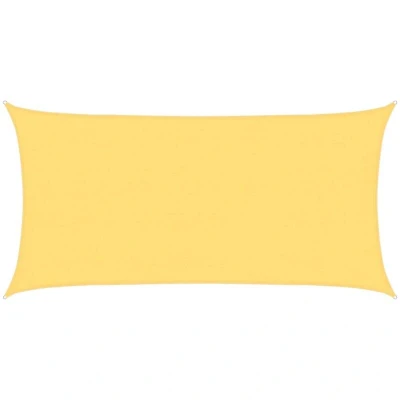 Image of vidaXL Sunshade Sail 160 g/m² Beige 4x7 m HDPE