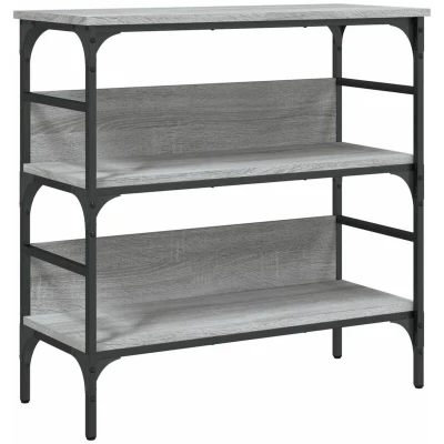 Image of vidaXL Console Table Grey Sonoma 75x32x75 cm Engineered Wood