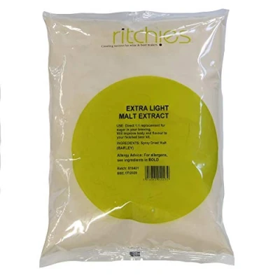 Image of Ritchies Extra Light Spray Dried Malt DME 1kg Home Brew Beer Kits