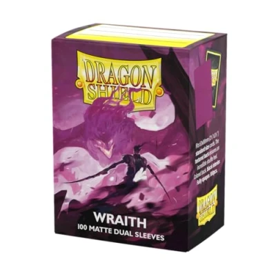 Image of Dragon Shield AT 15056 Standard Size Dual Matte Wraith (100 Sleeves)