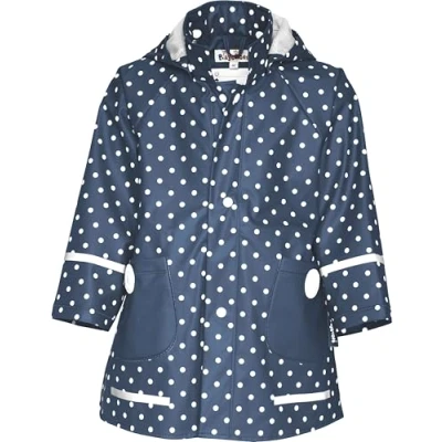 Image of Playshoes Punkte Waterproof jacket for kids, Size: 9 12m, Marine