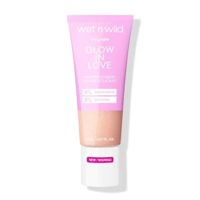 Image of Wet n Wild Mega Glo &#039;Glow in Love&#039;, Liquid Hightlighter Enriched with Niacinamide and Vitamin E for a Natural Glow, Illuminating Drops Buildable Lightweight Formula