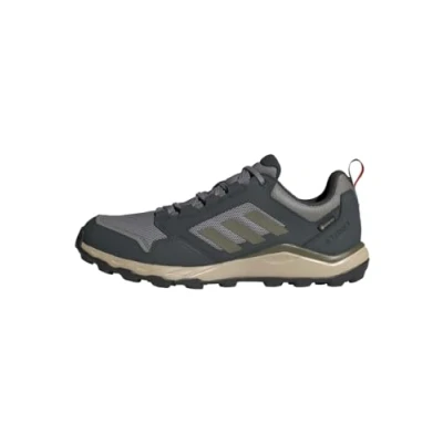 Image of Adidas Terrex Tracerocker Trail running shoes, Men&#039;s, Size: 8, Charcoal solid grey olive strata carbon Textile/synthetics