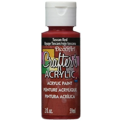 Image of DecoArt Acrylic Paint, Tuscan Red, 59ml