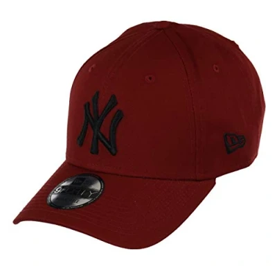 Image of New Era York Yankees 9forty Adjustable Cap League Essential Red/Black One Size