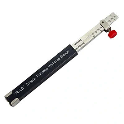 Image of RIVERWELD Hi lo Welding Gauge Gage Internal Single Purpose Root Gap Checks Weld Space and Misalignment Size Height Thickness Marks Metric