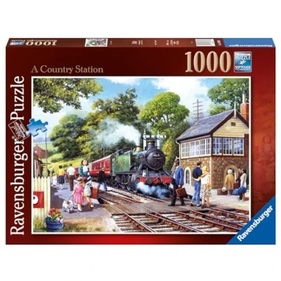 Image of Ravensburger Country Station 1000 Piece Jigsaw Puzzles for Adults and Kids Age 12 Years Up