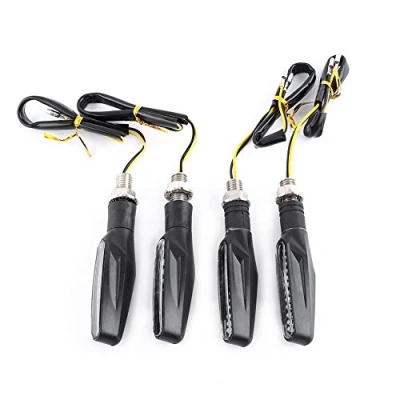 Image of Keenso 4pcs Universal motorcycle Turn Signal Light 12 LED Indicator Blinker Lamp Bulb for 10mm lights