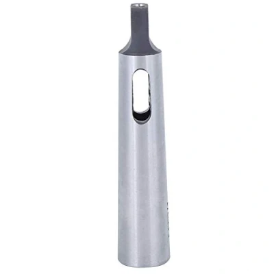 Image of 1Pc Morse Taper Adapter Drill Sleeve Reducing High Speed Steel MT2 to MT1 Silver for Lathe Milling Part