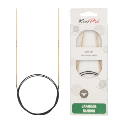 Image of KnitPro Circular Knitting Needle, Bamboo, Brown, 2mm