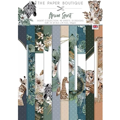 Image of Paper Boutique African Spirit Insert Collection, Multicoloured, A4
