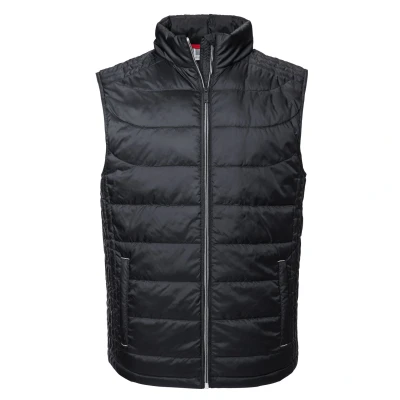 Image of Russell Athletic Mens Nano Padded Body Warmer (Black) Size Large