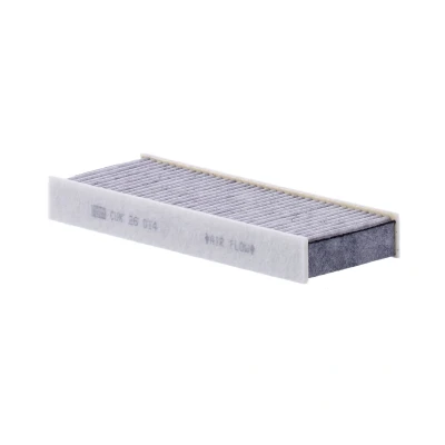 Image of 1612350080, 1612350180 Pollen Filter MANN CUK 26 014 2 Activated Carbon 259mm 98mm 32mm PEUGEOT: 308 II Hatchback, 508 II, SW