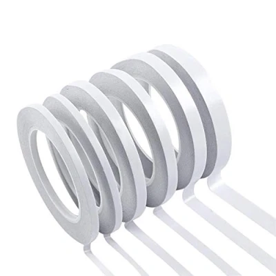 Image of Double Sided Tape 6 Roll 4 Sizes Adhesive Sticky Craft Each 30 Meters Long,Wide 6mm/9mm/12mm/15mm
