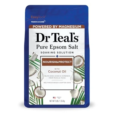 Image of Dr Teal&#039;s Epsom Salts Coconut 3Lb 1.36Kg