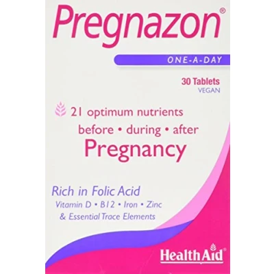 Image of HealthAid Pregnazon 30 Tablets