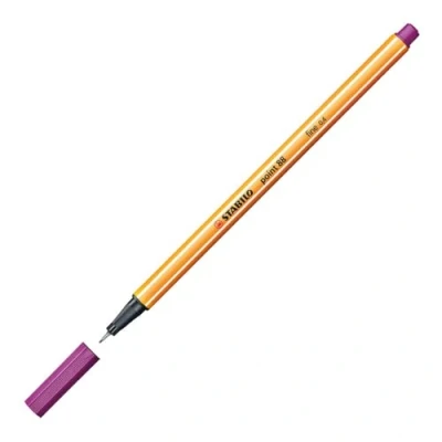 Image of Stabilo 718753 0.4 mm Point 88 Felt Tip Pen Pink