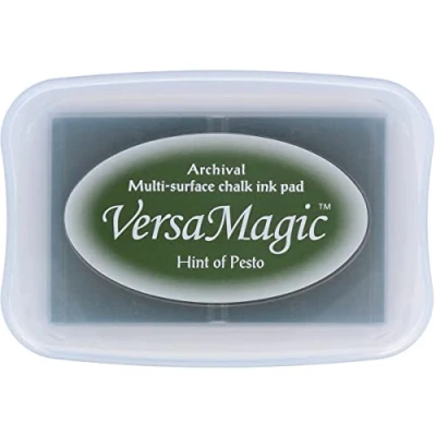 Image of Tsukineko Versamagic Chalk Finish Ink Pad Hint of Pesto