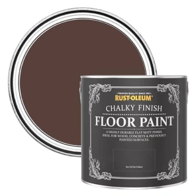 Image of Rust Oleum Red Scratch Resistant Floor Paint in Matt Finish Valentina 2.5L