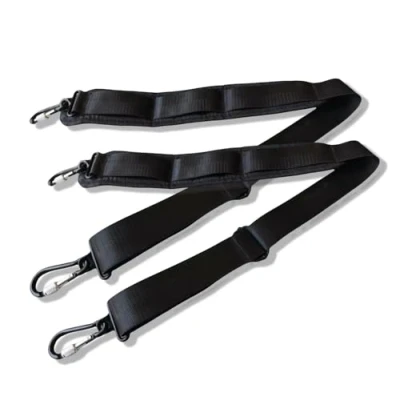 Image of yinfente 1set (2pcs) Replacement Shoulder Strap Padded Universal Adjustable Bag with Metal Swivel Hooks and Non Slip Pad for Laptop Violin Cello Guitar Case Diaper Camera Travel (97cm)